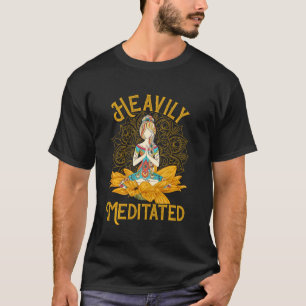Vintage Heavily Meditated Yoga Meditation Spiritua T-Shirt