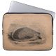 Vintage Hedgehog 1800s Hedgehogs Illustration Laptop Sleeve (Front)