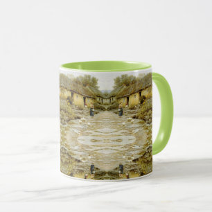 Vintage Helen Allingham Irish Cottage Mug