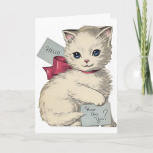 Vintage - Hello - How Are You?, Card