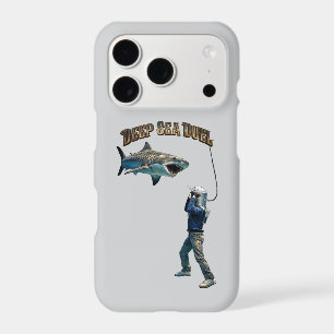 Vintage Helmet Diver Fighting a Tiger Shark URM