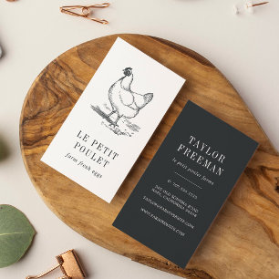Vintage Hen Farm Business Card