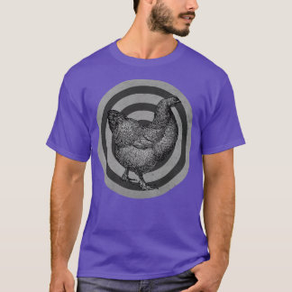 Vintage Hen Label BW T-Shirt