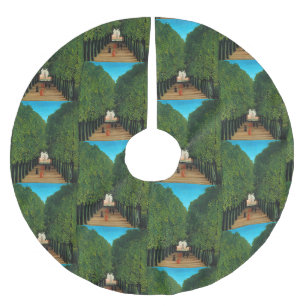 Vintage Henri Rousseau Paris Green Trees Park Art Brushed Polyester Tree Skirt