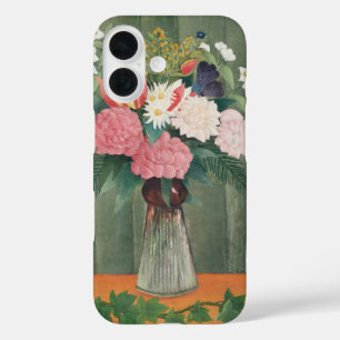 Vintage Henri Rousseau Pink Floral Still Life iPhone 16 Case