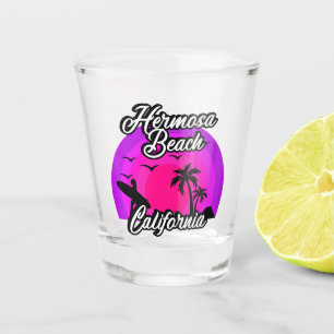 Vintage Hermosa Beach California Shot Glass