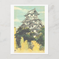 Vintage Heron Castle, Himeji, Japan