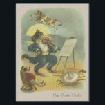 Vintage Hey Diddle Diddle Nursery Rhyme Decoupage Tissue Paper<br><div class="desc">Vintage print is from the c. 1900 children's book Mother Goose's nursery rhymes : a collection of alphabets, rhymes, tales, and jingles. (New York McLoughlin Brothers, Inc.). This illustration is from the classic "Hey Diddle Diddle" nursery rhyme. Image has been restored by VintageSketch for optimum print quality. Descriptive text may...</div>