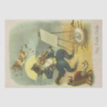 Vintage Hey Diddle Diddle Nursery Rhyme Decoupage Tissue Paper<br><div class="desc">Vintage print is from the c. 1900 children's book Mother Goose's nursery rhymes : a collection of alphabets, rhymes, tales, and jingles. (New York McLoughlin Brothers, Inc.). This illustration is from the classic "Hey Diddle Diddle" nursery rhyme. Image has been restored by VintageSketch for optimum print quality. Descriptive text may...</div>