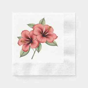 Vintage Hibiscus Napkin