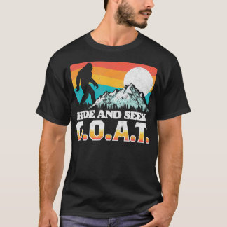 Vintage Hide And Seek GOAT Mountains Funny  T-Shirt
