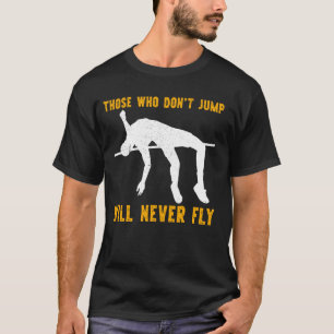 Vintage High Jumping Retro Sports Track And Field T-Shirt