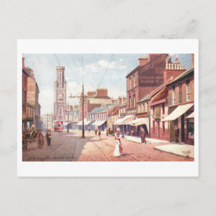 Vintage High Street, Ayr, Scotland, Postcard