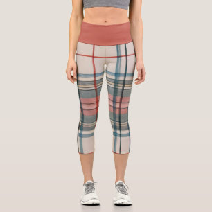 "VINTAGE HIGHLAND" High-Waisted Capri Pants