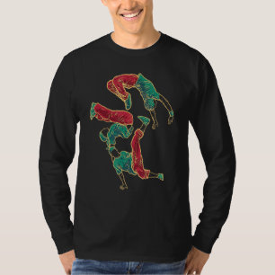 Vintage Hip Hop Break Dance Poses Bboy Breakdancer T-Shirt