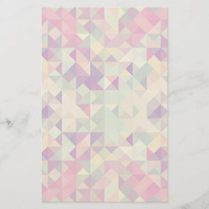 Vintage Hipsters Geometric Pattern. Stationery