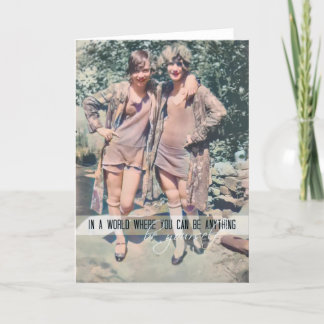VINTAGE HIPSTERS Greeting Card