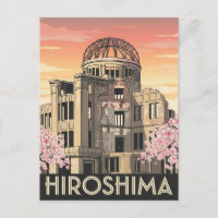 Vintage Hiroshima Japan Peace Dome Travel