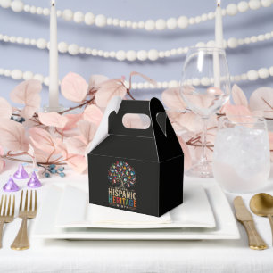 Vintage Hispanic Heritage Month Tree of Unity Favour Box
