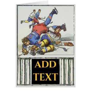 Vintage Hockey Game edit text