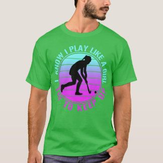 Vintage Hockey Girl girl T-Shirt
