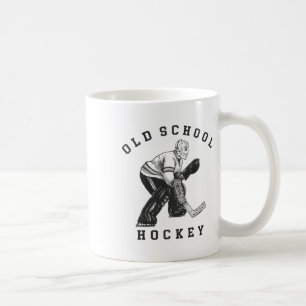 Vintage Hockey Great Past Goalies Goalie Logo _1 Coffee Mug