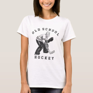 Vintage Hockey Great Past Goalies Goalie Logo _1  T-Shirt