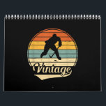 Vintage Hockey Lover | My Favourite Sport Is Hocke Calendar<br><div class="desc">Vintage Hockey Lover | My Favourite Sport Is Hockey</div>