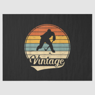 Vintage Hockey Lover | My Favourite Sport Is Hocke Tissue Paper