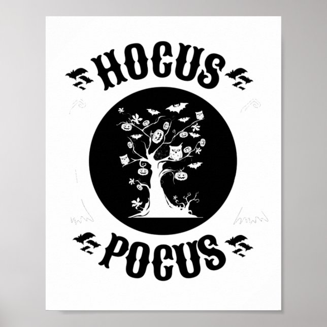 Vintage Hocus Pocus Halloween Poster (Front)