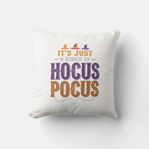 Vintage Hocus Pocus Halloween Typography Design_1 Cushion