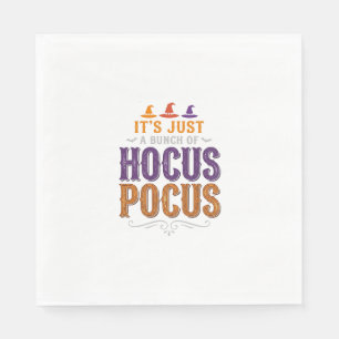 Vintage Hocus Pocus Halloween Typography Design_1 Napkin