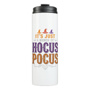 Vintage Hocus Pocus Halloween Typography Design_1 Thermal Tumbler