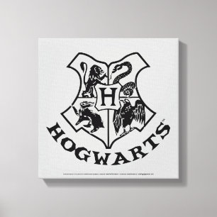 Vintage HOGWARTS™ School Crest Canvas Print