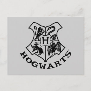 Vintage HOGWARTS™ School Crest Postcard