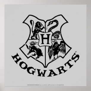 Vintage HOGWARTS™ School Crest Poster
