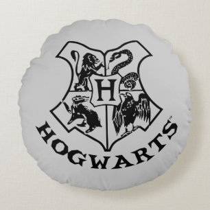 Vintage HOGWARTS™ School Crest Round Cushion