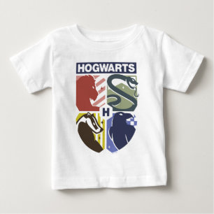 Vintage HOGWARTS™ Stamped Crest Baby T-Shirt