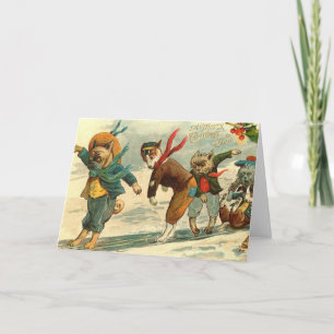 Vintage Holiday Dogs