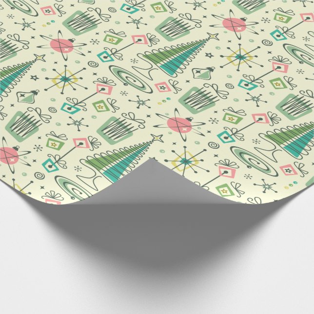Vintage Holiday Fun! ©studioxtine Wrapping Paper (Corner)