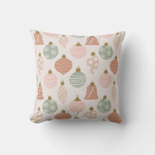 Vintage Holiday Ornaments Cushion