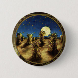 Vintage Holidays, A Glad Thanksgiving Day 6 Cm Round Badge