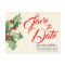 Vintage Holly Save the Date Postcard