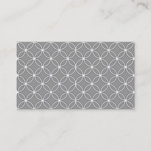 Vintage Hollywood Grey Business Card