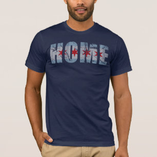 Vintage Home Chicago Flag T-Shirt