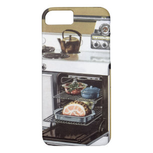 Vintage Home Interior, Mum in the Kitchen Cooking Case-Mate iPhone Case