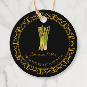 Vintage Homemade Asparagus Pickle Hang Tag