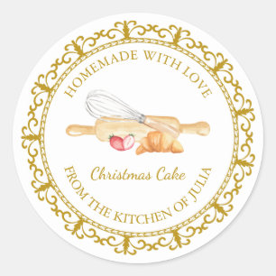 Vintage Homemade Baking Small Business Label