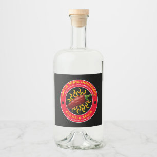 Vintage Homemade Chipotle Sauce Label Template