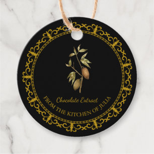 Vintage Homemade Chocolate Extract Hang Tag